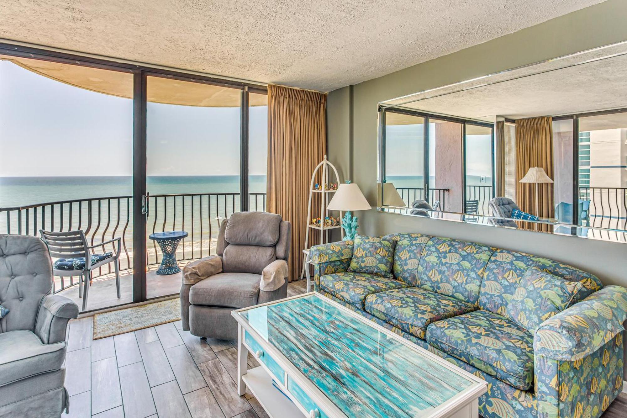 Myrtle Beach Oceanfront Condo With Covered Balcony! Bagian luar foto