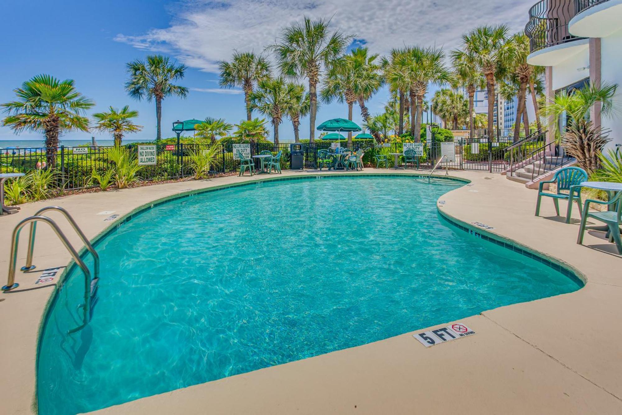 Myrtle Beach Oceanfront Condo With Covered Balcony! Bagian luar foto